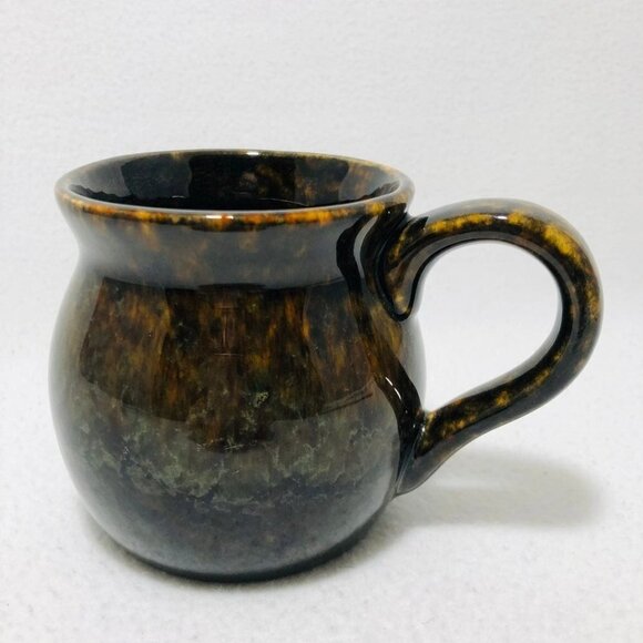 Happy Retirement Present Gift Mug Art 3D Molded Raised Brown Ceramic Work Staff - Picture 2 of 10